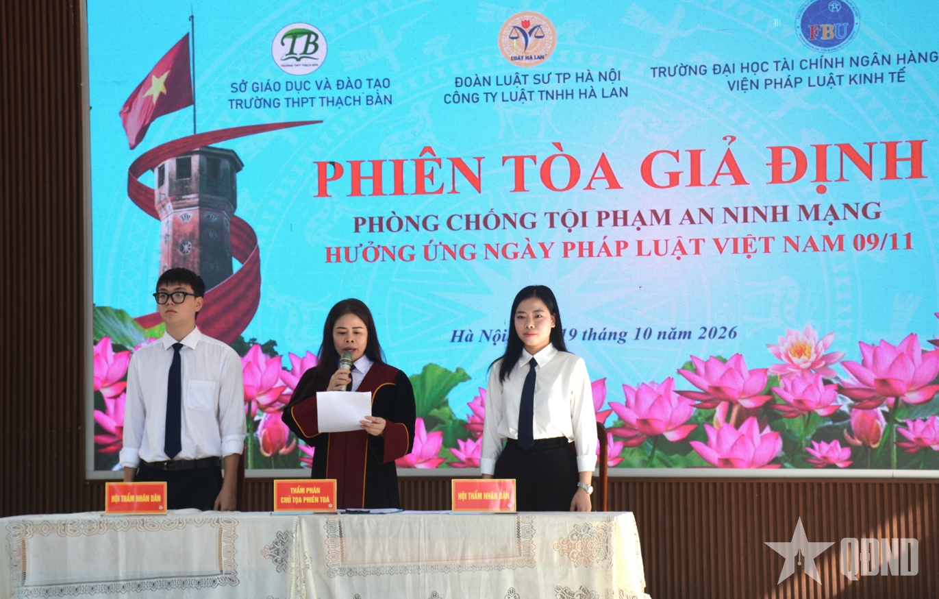 Tuyên truyền hiệu quả về phòng, chống tội phạm an ninh mạng qua phiên tòa giả định